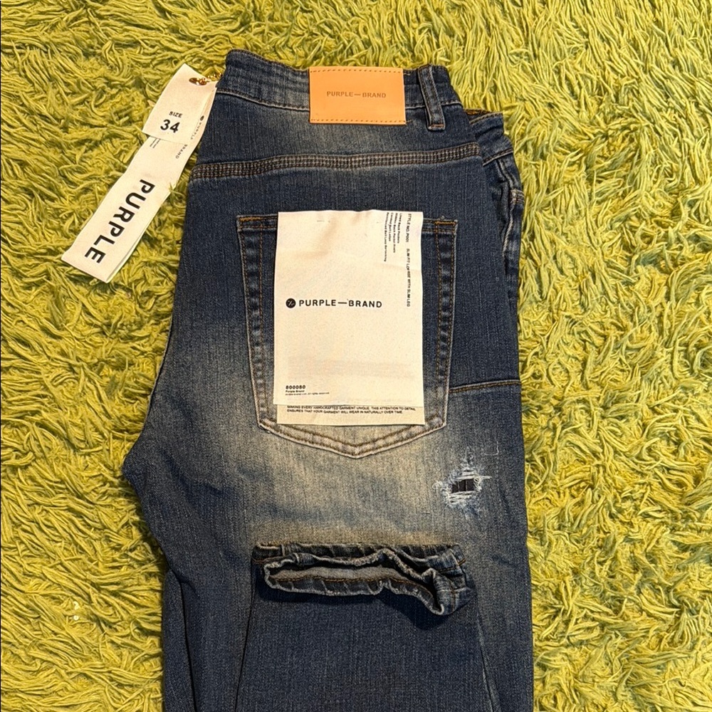 PURPLE BRAND MEN JEANS SIZE 34 BRAND NEW